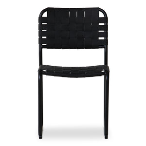 Moma Dining Chair Black Leather- Set Of Two