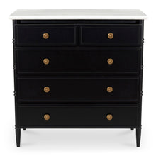 Load image into Gallery viewer, Eleanor 5 Drawer Chest Black