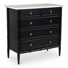 Load image into Gallery viewer, Eleanor 5 Drawer Chest Black