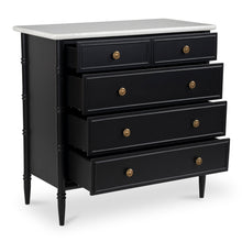 Load image into Gallery viewer, Eleanor 5 Drawer Chest Black