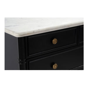 Eleanor 5 Drawer Chest Black