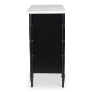 Eleanor 5 Drawer Chest Black