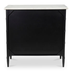 Eleanor 5 Drawer Chest Black