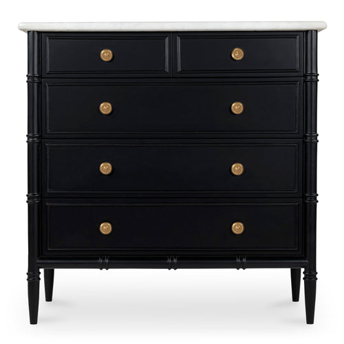 Eleanor 5 Drawer Chest Black