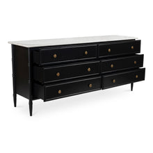 Load image into Gallery viewer, Eleanor 6 Drawer Dresser Black