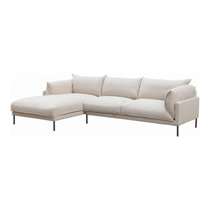 Jamara Left Sectional Sandy Beige