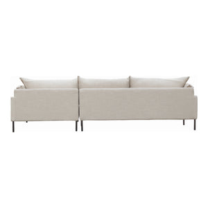 Jamara Left Sectional Sandy Beige