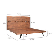 Load image into Gallery viewer, Madagascar Platform Bed Queen