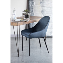 Load image into Gallery viewer, Lapis Dining Chair Dark Blue - Set Of Two