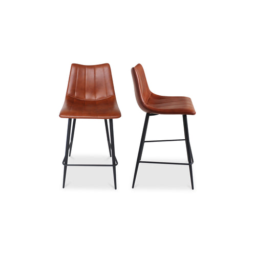 Alibi Counter Stool Brown - Set Of Two