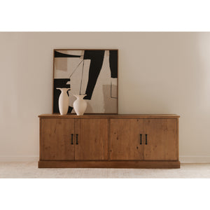 Tade 4 Door Sideboard Honey Pine