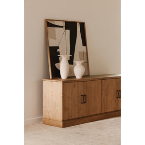 Tade 4 Door Sideboard Honey Pine