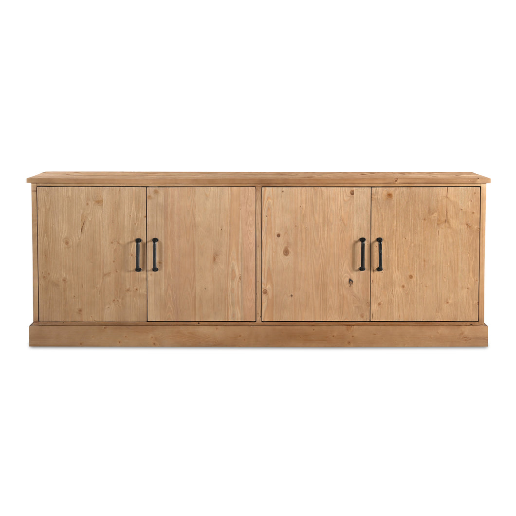 Tade 4 Door Sideboard Honey Pine