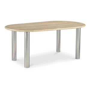 Fia Dining Table Travertine