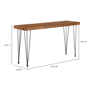 Boneta Console Table Natural