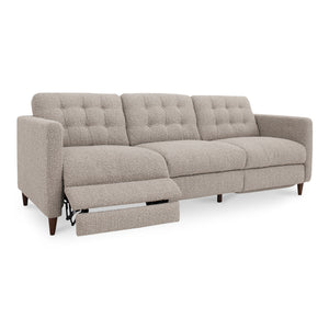 Bridgers Power Recliner Sofa Warm Grey