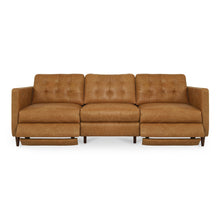 Load image into Gallery viewer, Bridgers Power Recliner Sofa Tan Leather