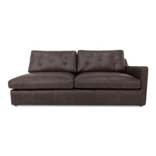 Load image into Gallery viewer, Thurlow Right Arm Facing Sofa Espresso Brown Leather