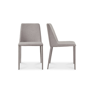 Nora Dining Chair Light Grey- Set Of Two