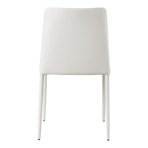 Nora Dining Chair White Vegan Leather- Set Of Two