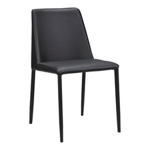 Load image into Gallery viewer, Nora Dining Chair Black Vegan Leather- Set Of Two