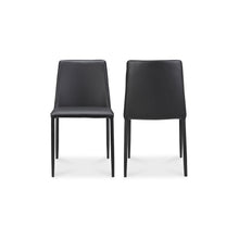 Load image into Gallery viewer, Nora Dining Chair Black Vegan Leather- Set Of Two