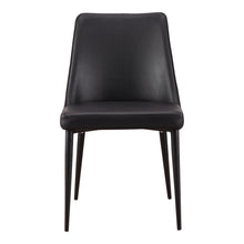 Load image into Gallery viewer, Lula Dining Chair Black Vegan Leather - Set Of Two