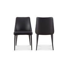 Load image into Gallery viewer, Lula Dining Chair Black Vegan Leather - Set Of Two