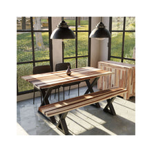 Load image into Gallery viewer, 67&#39;&#39; Live Edge Sheesham Dining Table (Legs Included)