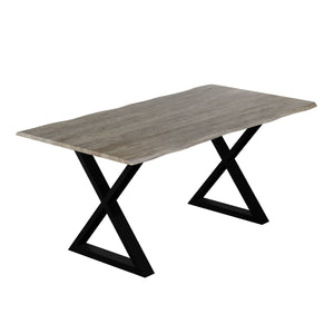 67'' Grey Acacia Dining Table (Legs included)
