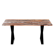 Load image into Gallery viewer, 67&#39;&#39; Grey Sheesham Dining Table (Legs Included)