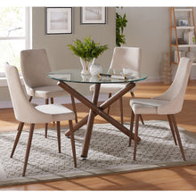 Load image into Gallery viewer, Rocca Round Dining Table (Walnut) - Kuality furniture