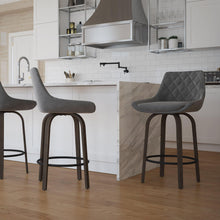 Load image into Gallery viewer, Kenzo 26&quot; Counter Stool (Set of 2) - Kuality furniture