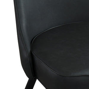Zax/Silvano 7pc Dining Set, Black/Grey - Kuality furniture
