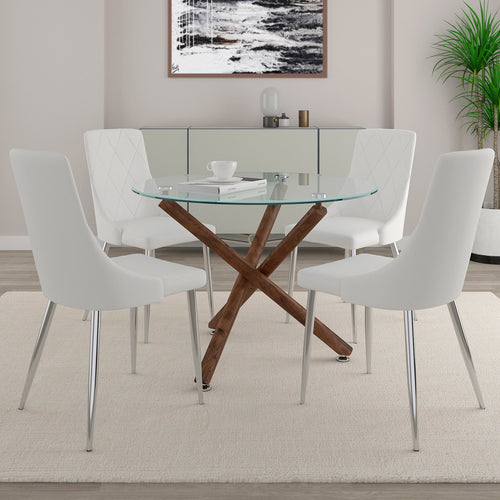 Rocca/Devo 5Pc Dining Set - Kuality furniture
