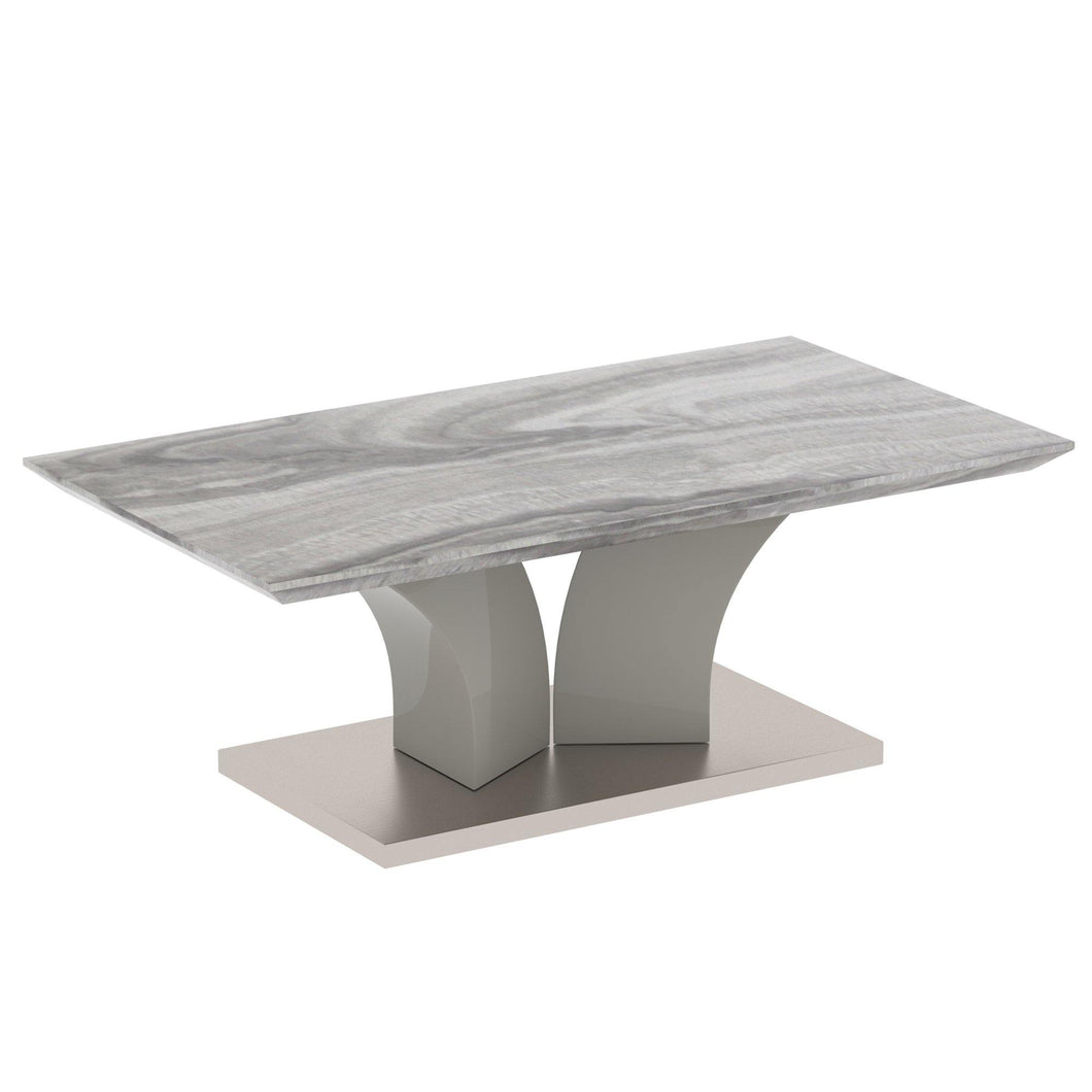 Napoli Coffee Table (Faux Marble Finish) - Kuality furniture