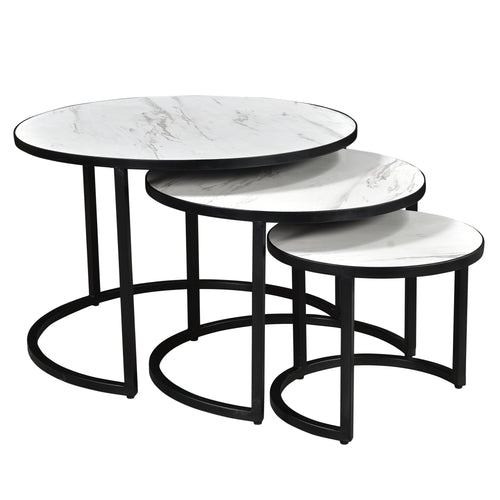 Darsh 3PC Coffee Table Set (Washed Grey)