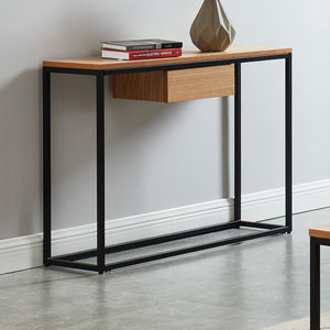 Lance Console Table (Oak) - Kuality furniture