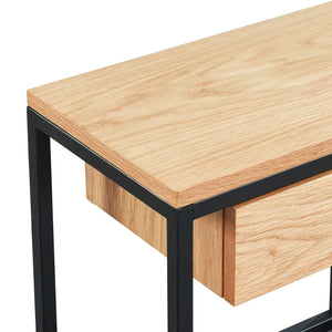 Lance Console Table (Oak) - Kuality furniture