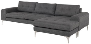 Colyn Sectional Sofa (Silver Legs) - Kuality furniture