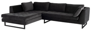 Janis Sectional LHC (Matte Black Legs) - Kuality furniture