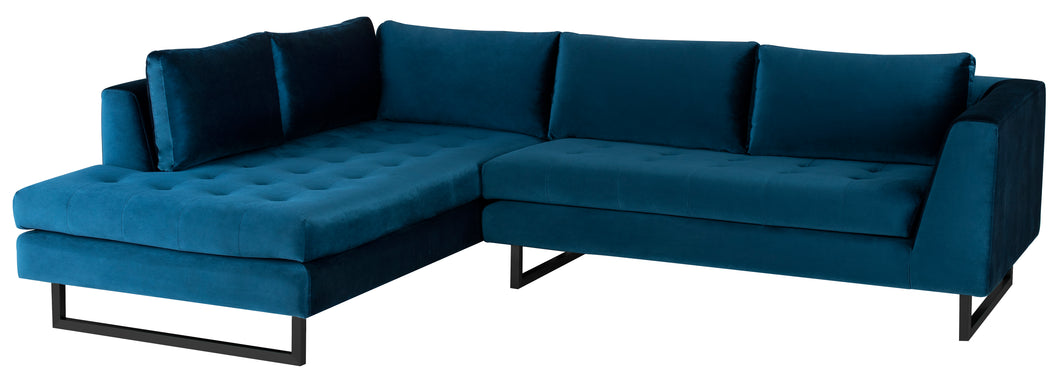 Janis Sectional LHC (Matte Black Legs) - Kuality furniture