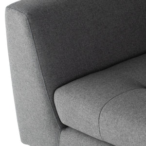 Janis Sectional LHC (Matte Black Legs) - Kuality furniture