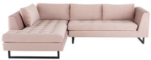 Janis Sectional LHC (Matte Black Legs) - Kuality furniture