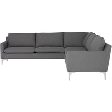 Load image into Gallery viewer, Anders L sectional (Stainless Steel Legs) - Kuality furniture