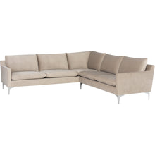 Load image into Gallery viewer, Anders L sectional (Stainless Steel Legs) - Kuality furniture