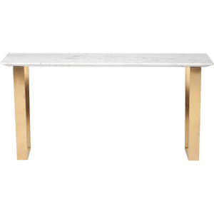 Catrine Console Table (Marble) - Kuality furniture