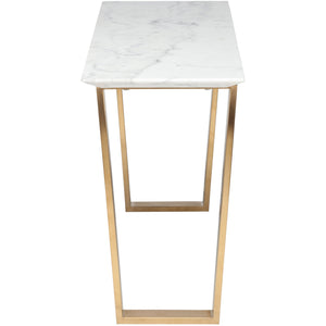 Catrine Console Table (Marble) - Kuality furniture