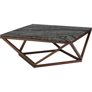 Jasmine coffee Table ( Walnut stained base ) - Kuality furniture