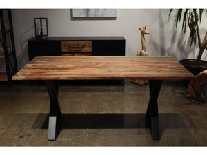 67'' Grey Sheesham Dining Table (Legs Included)